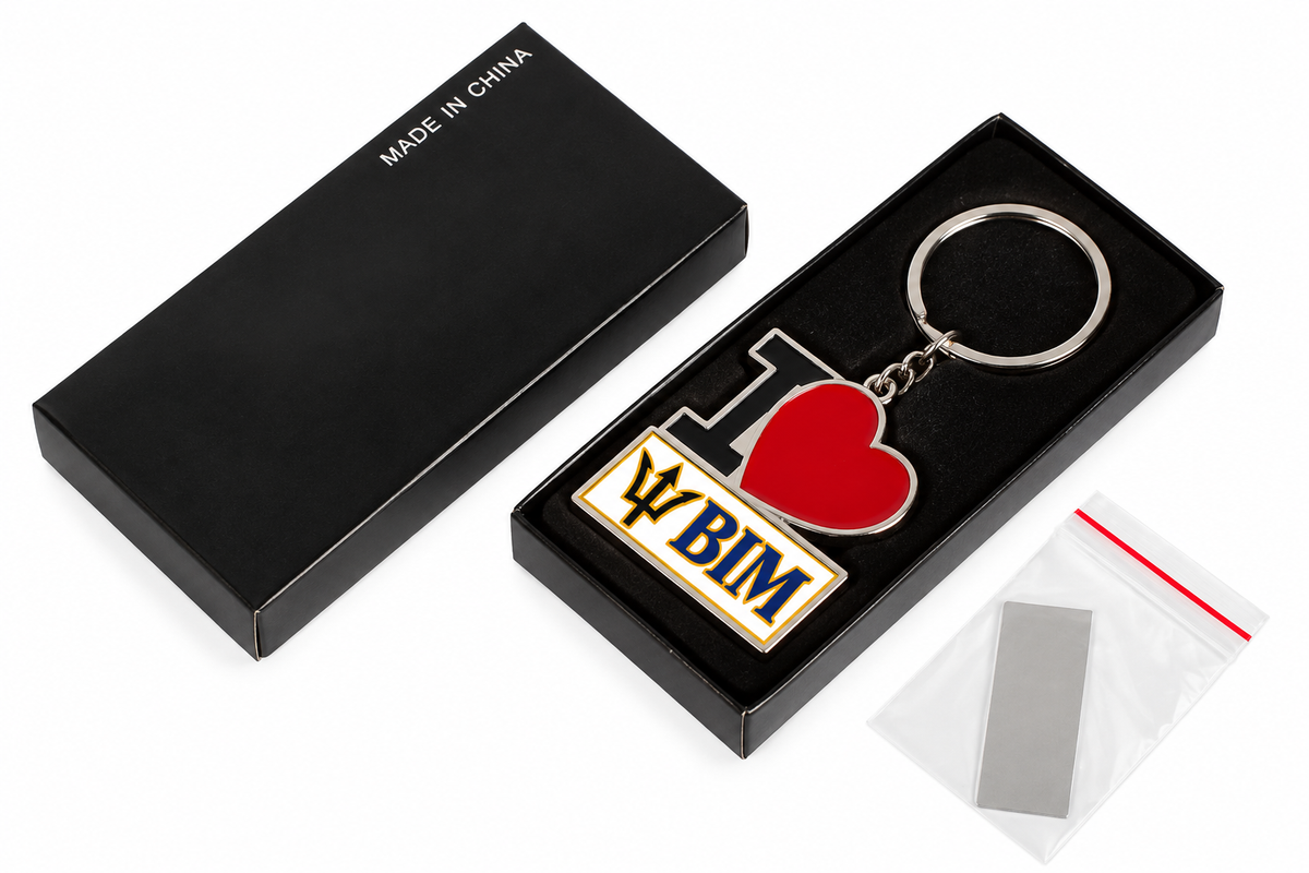I ❤️ BIM Keychain