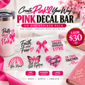 Pink Decal Bar (UV DTF Sticker Pack)