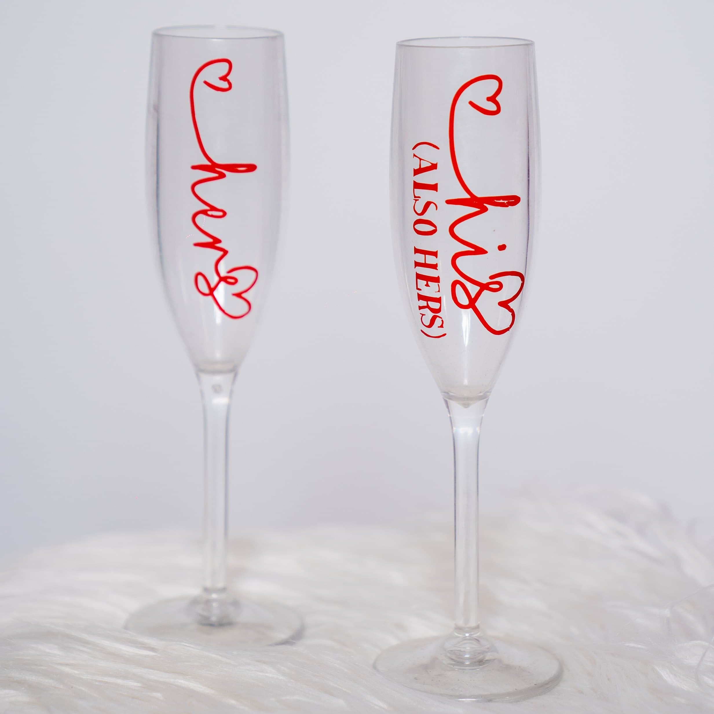 Custom Branded Stemmed Wine Glass | Laser Engraved | UV DTF