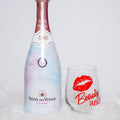 Custom Laser Engraved Stemless Wine Glass 10oz | UV DTF