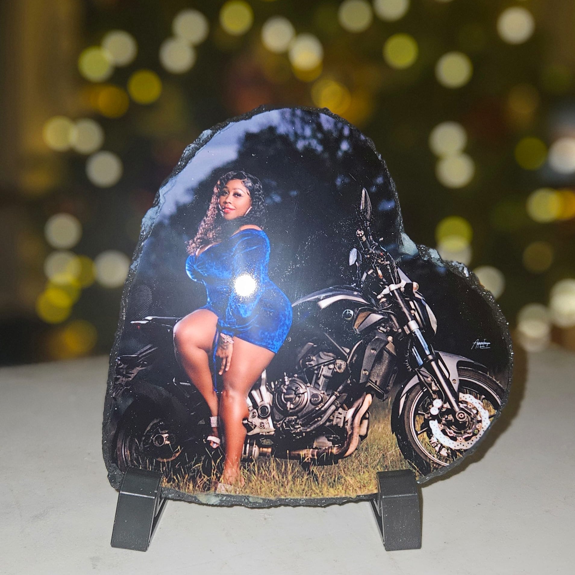 Custom Heart Photo Plaque | Sublimation