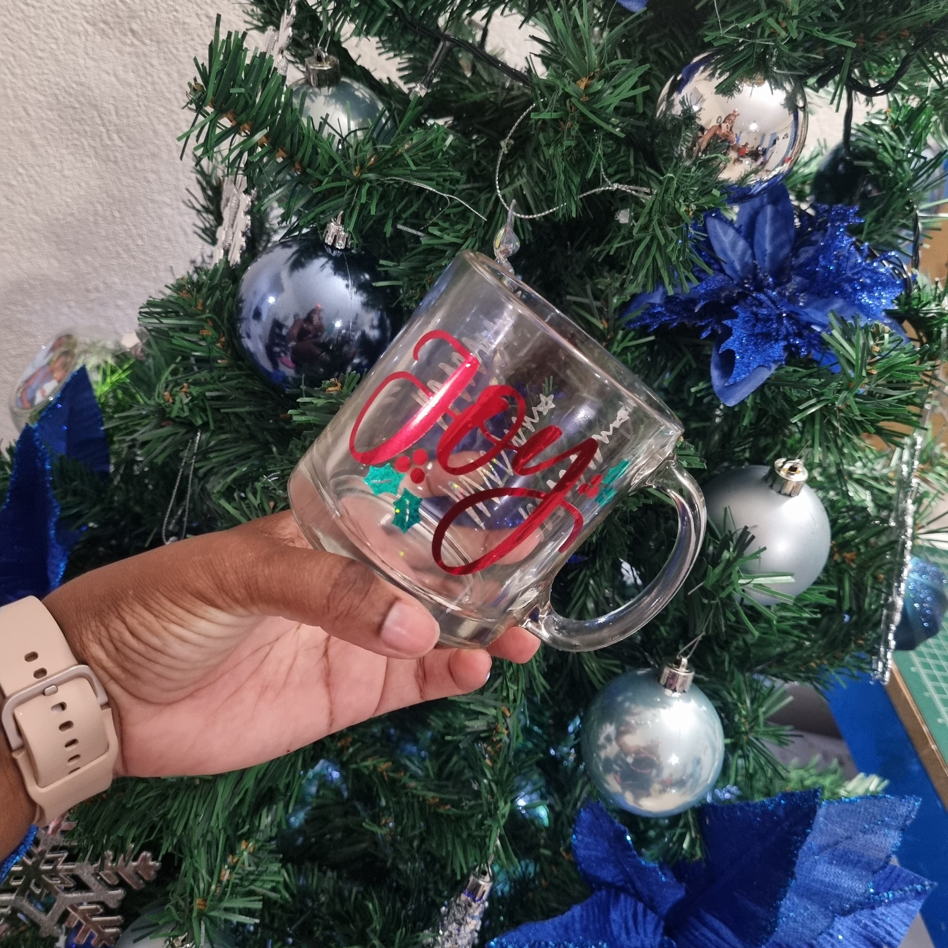 Custom Glass Mug 11oz | UV DTF Printed