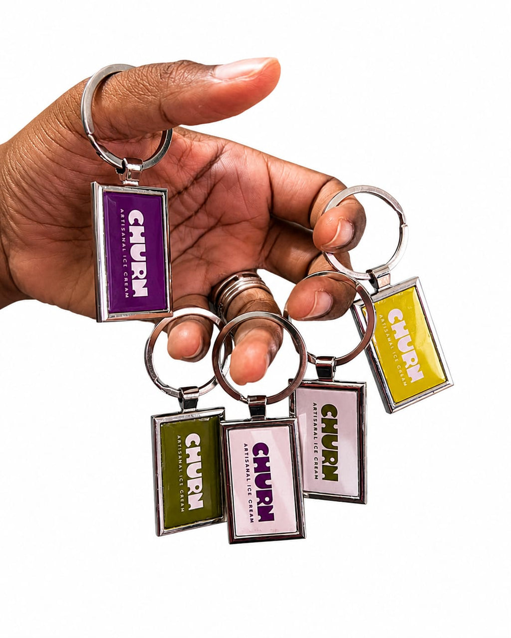 Custom Branded Stainless Steel Keychain | Sublimation