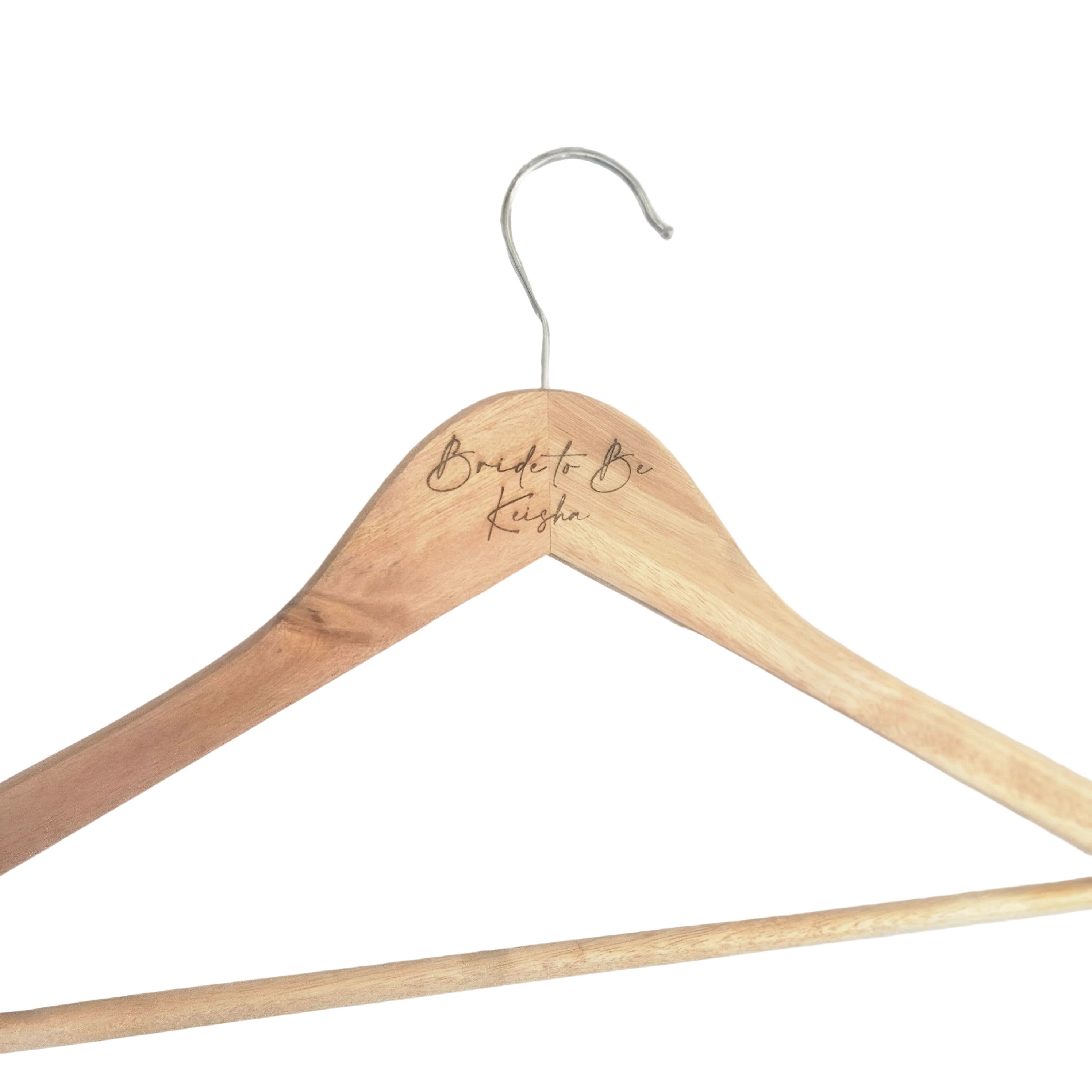 Custom Laser Engraved Wooden Hanger | Personalised Gifts